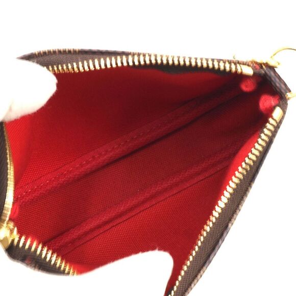 Louis Vuitton Mini Pochette Damier Ebene Accessory Pouch - Picture 7 of 8